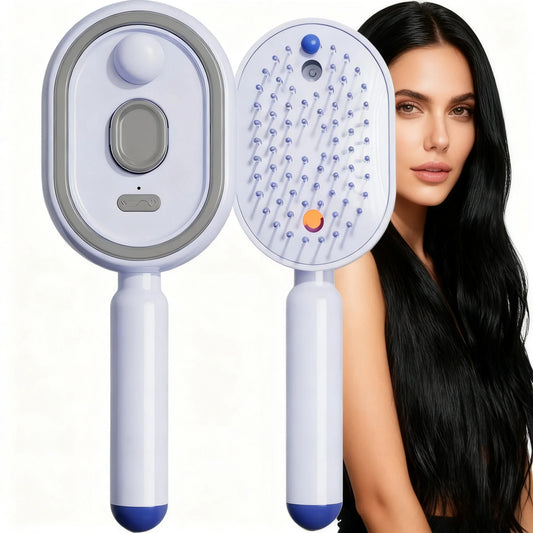 Detangling Spray Comb | Curl Refresh Head Massage Hair Brush Detangling Spray Comb Peaceful Pleasures Health and Wellness