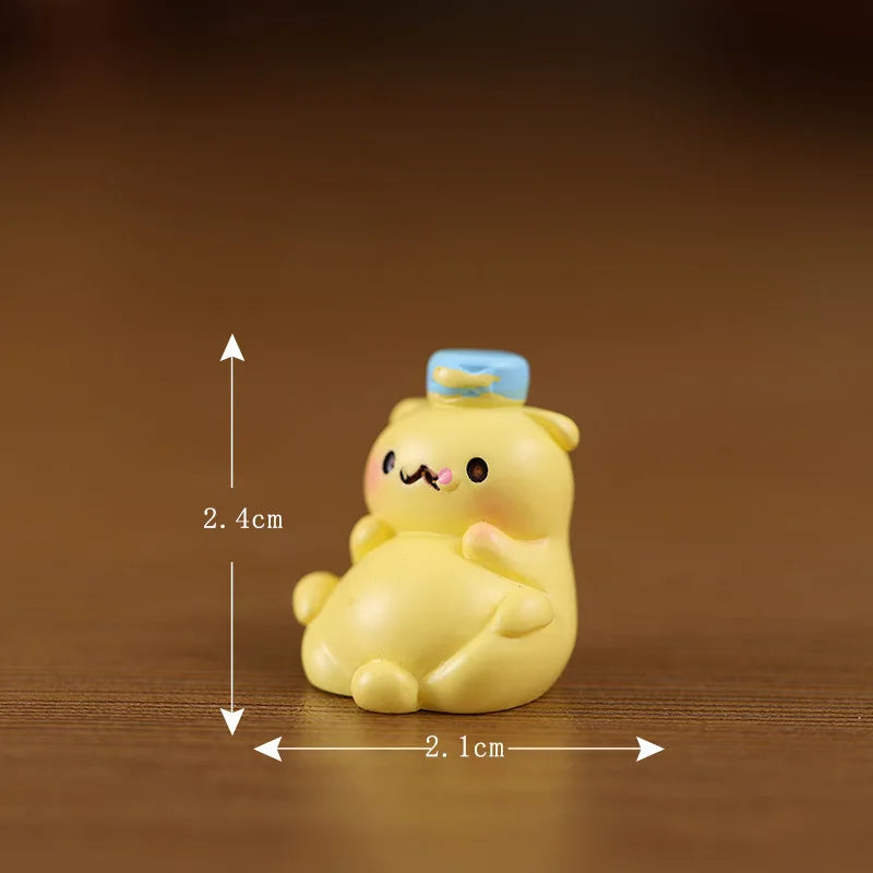 Cute Resin Cat Figurine Statue | Mini Home & Desk Decor