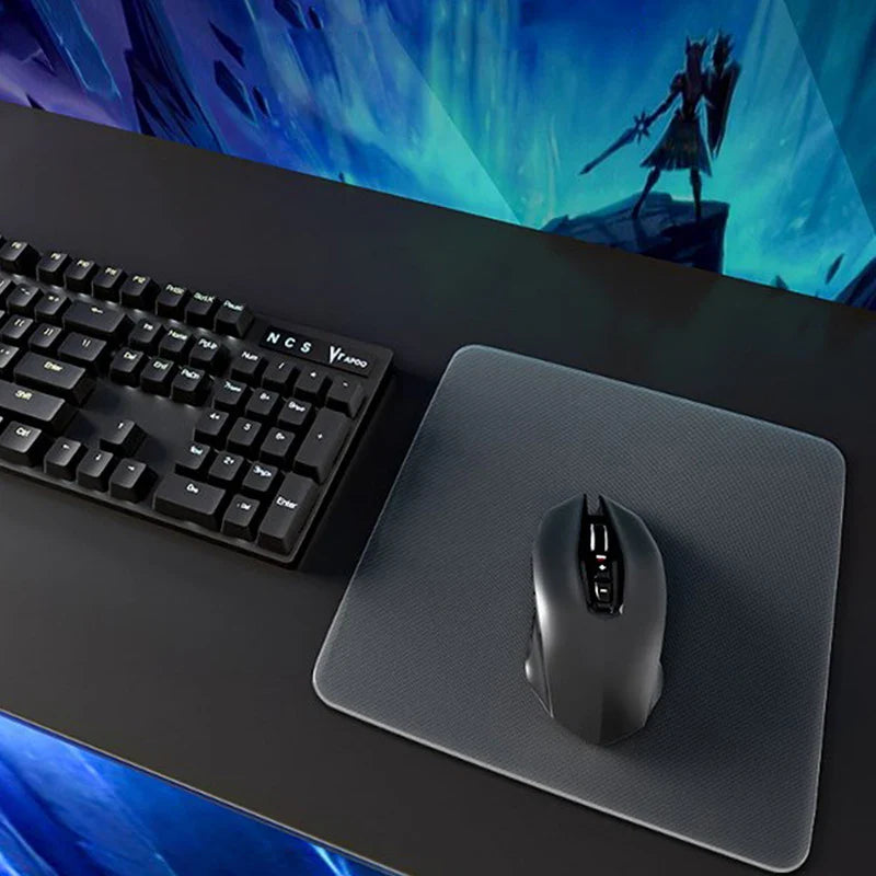KOQZM Glass Gaming Mouse Pad | Water-Resistant Esports Mat