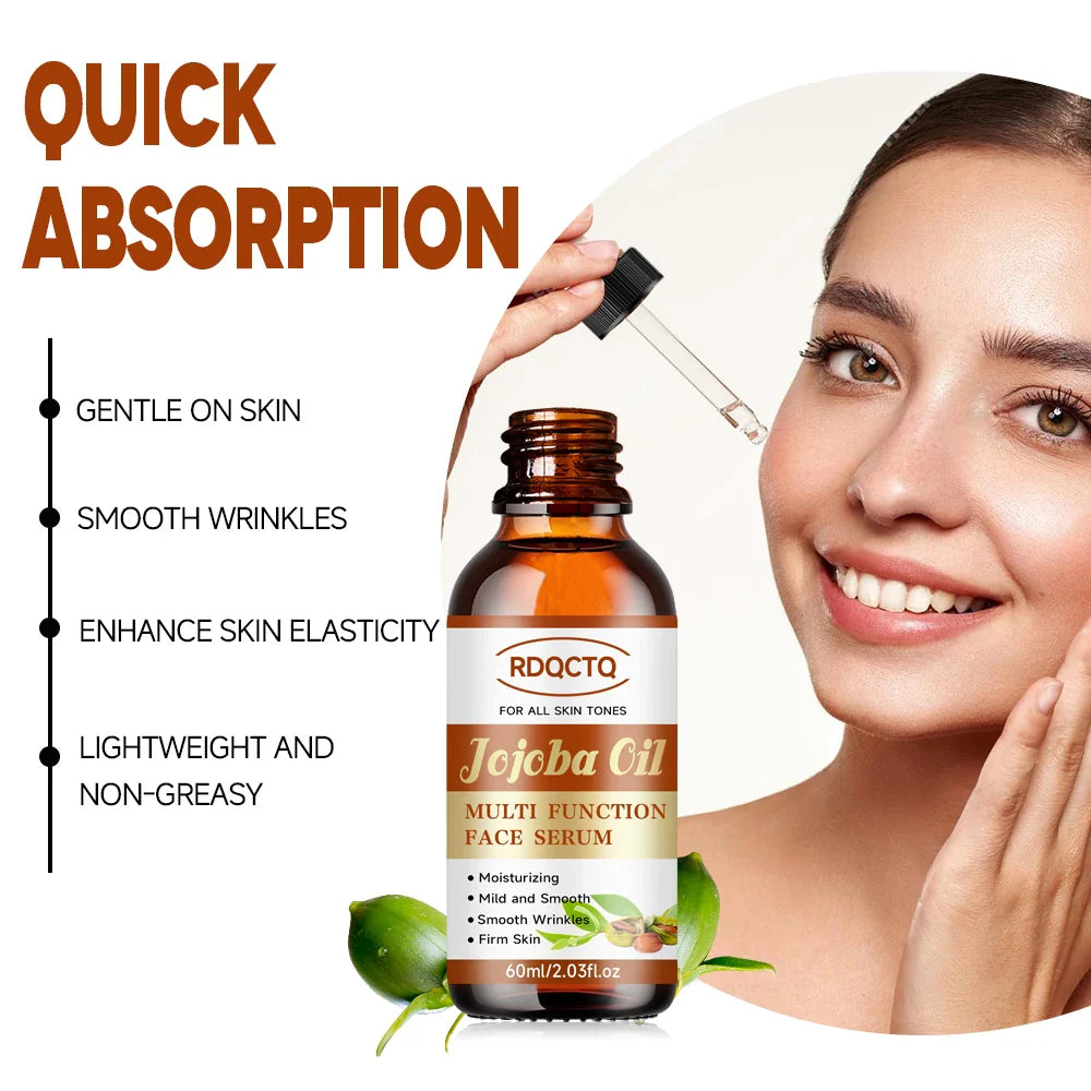 Jojoba Oil & Vitamin E Face Serum – 4-in-1 Brightening Oil