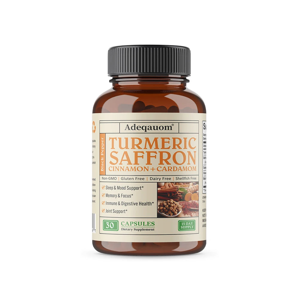 Turmeric Saffron Capsules | Joint, Immune & Digestive Support
