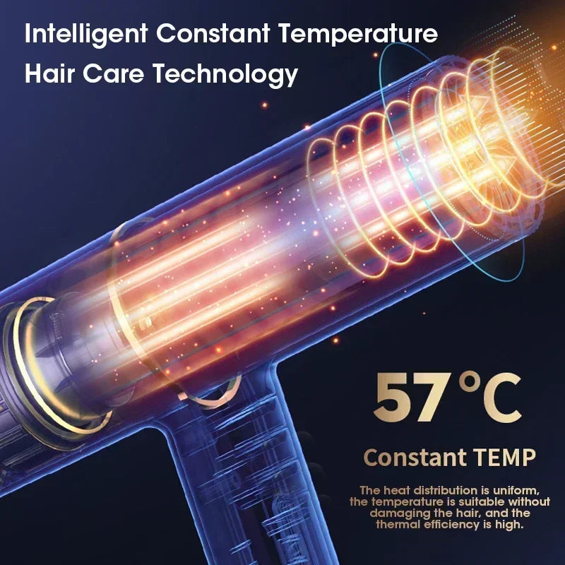 Professional Hair Dryer 110V/220V, Powerful Fast Heating High-speed Styler for Home and Dormitory Salon Use Peaceful Pleasures Health and Wellness