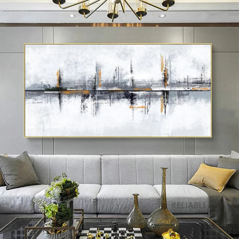 Wall Painting Abstract Golden Art Wall Pictures For Living Room Canvas Painting Home Decor Posters And Prints Vintage Cuadros Peaceful Pleasures Health and Wellness zl1 3 20x40cm