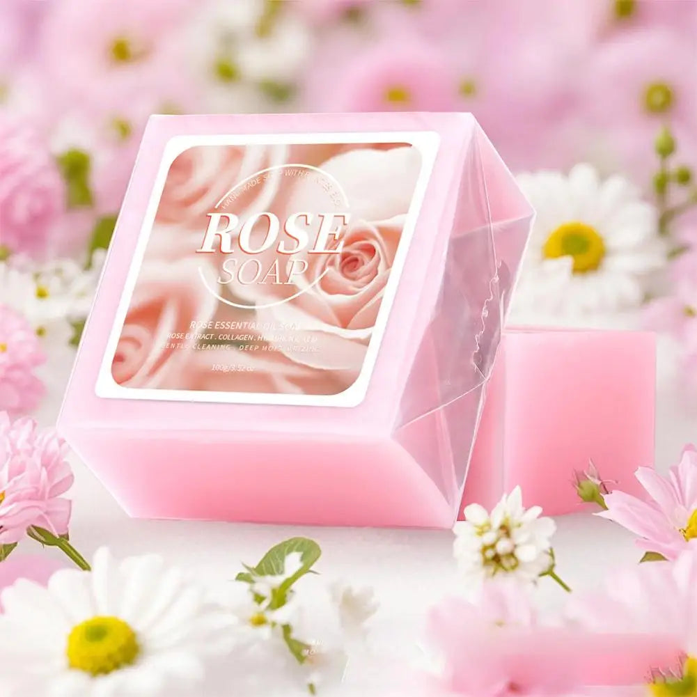 Turmeric Rose Smooth Cleansing Natural Soap Cleansing Smooth Handmade Essential Oil Soap Peaceful Pleasures Health and Wellness