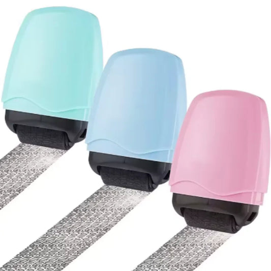 Identity Protection Roller Stamp Stop ID Identity Theft Identification Shielding Privacy Secret And Address Shielder Peaceful Pleasures Health and Wellness