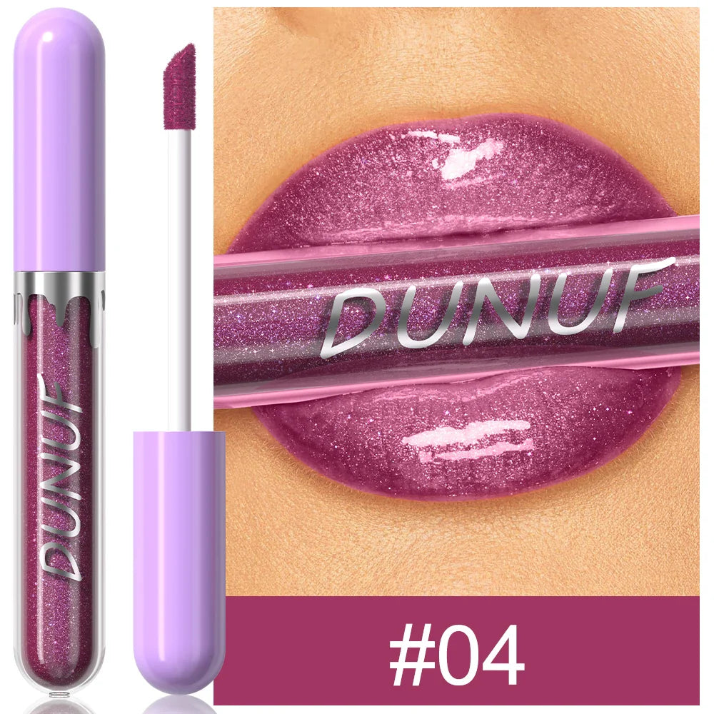 DUNUF Pearl Lip Gloss – Moisturizing, Waterproof & Long-Lasting