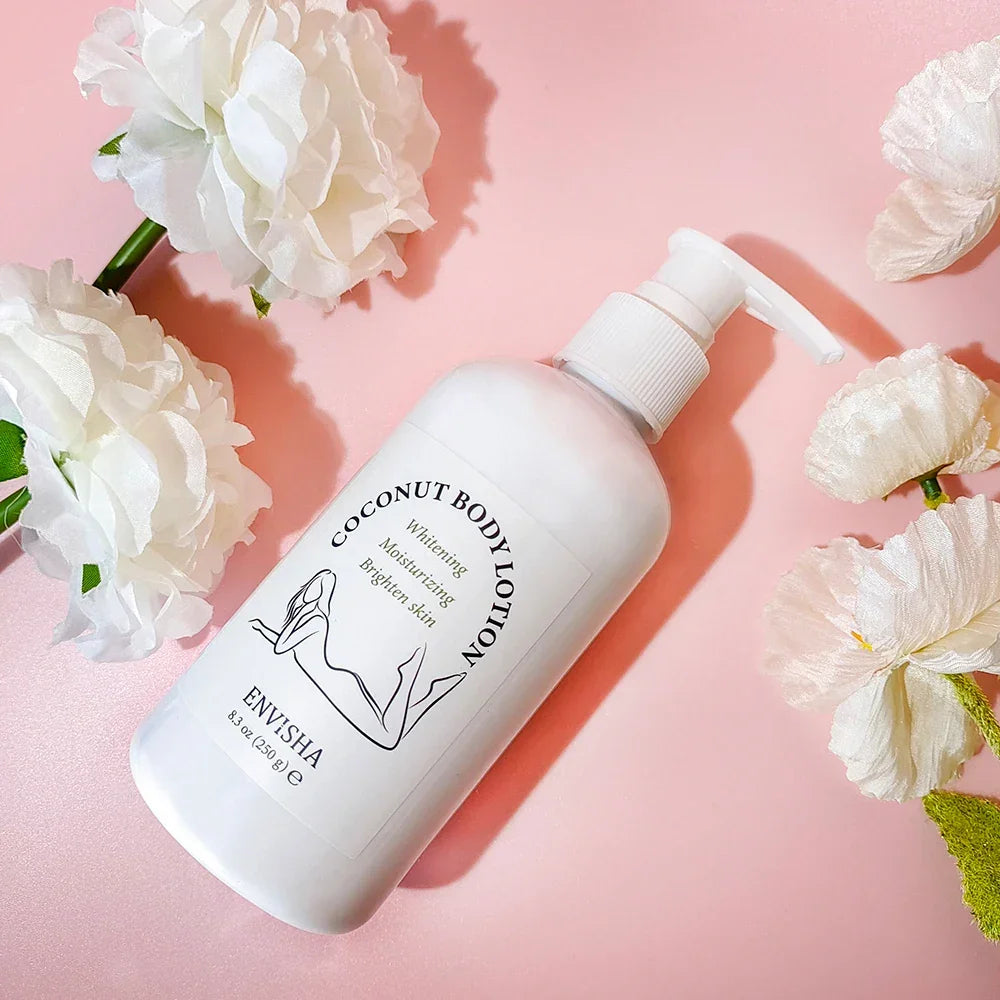 Coconut Oil Body & Face Lotion – Collagen, Retinol & Shea Butter Peaceful Pleasures Health and Wellness