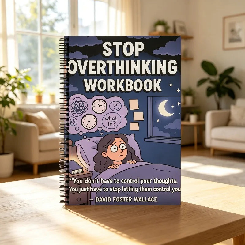 Relief Workbook Stop Overthinking Stress Management Techniques Self