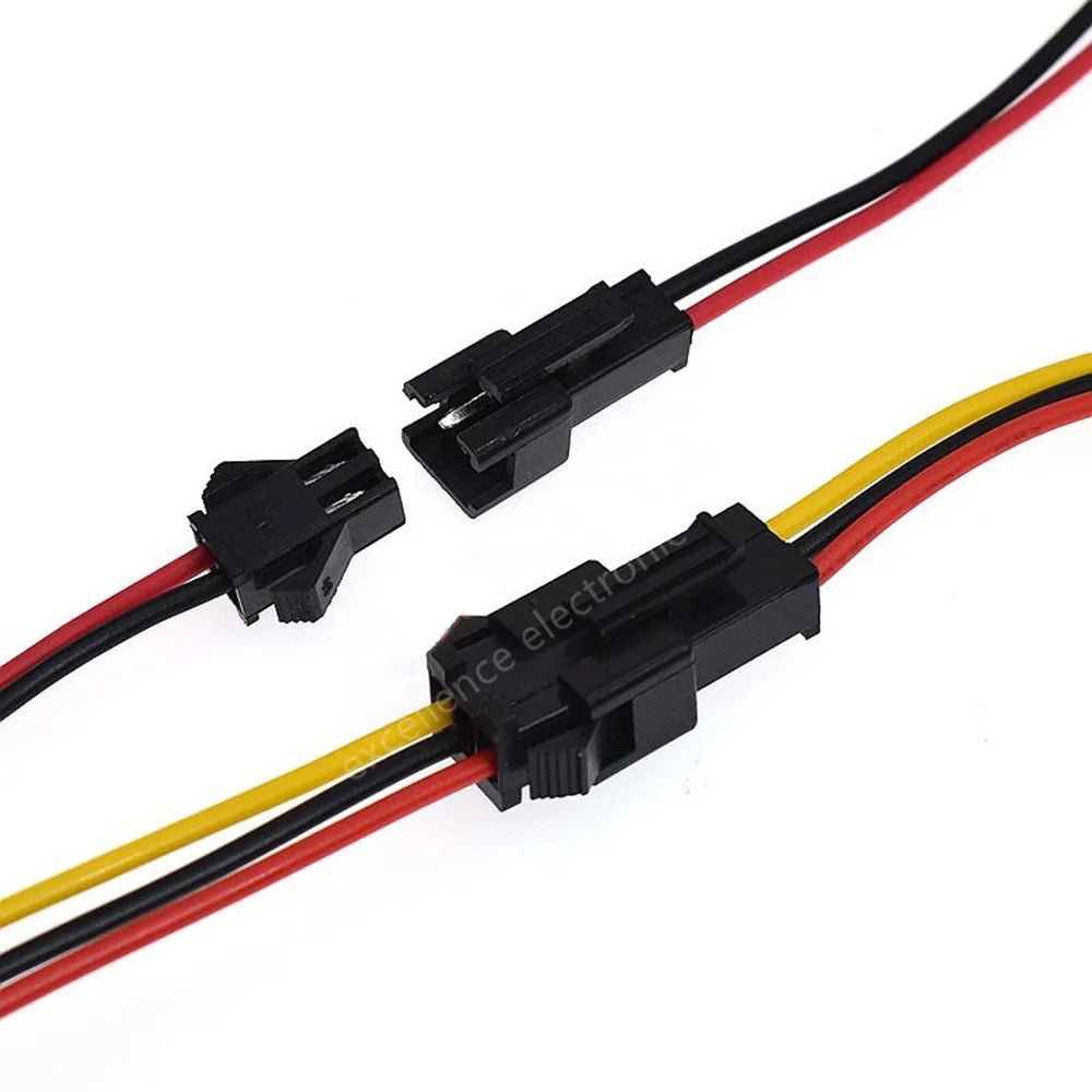 5Pair 1.25mm 2.0mm 2.54mm Pitch Mini JST PH XH SM Male Female Plug Socket Terminal Wires Cables Connector 2/3/4/5/6 Pin Peaceful Pleasures Health and Wellness