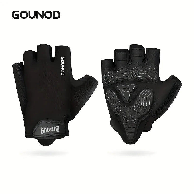 2pcs Cycling & Gym Gloves - Non-Slip Breathable Weightlifting, Boxing, Training Gloves with Wrist, Adjustable Hook-and-Loop Clos Peaceful Pleasures Health and Wellness black S