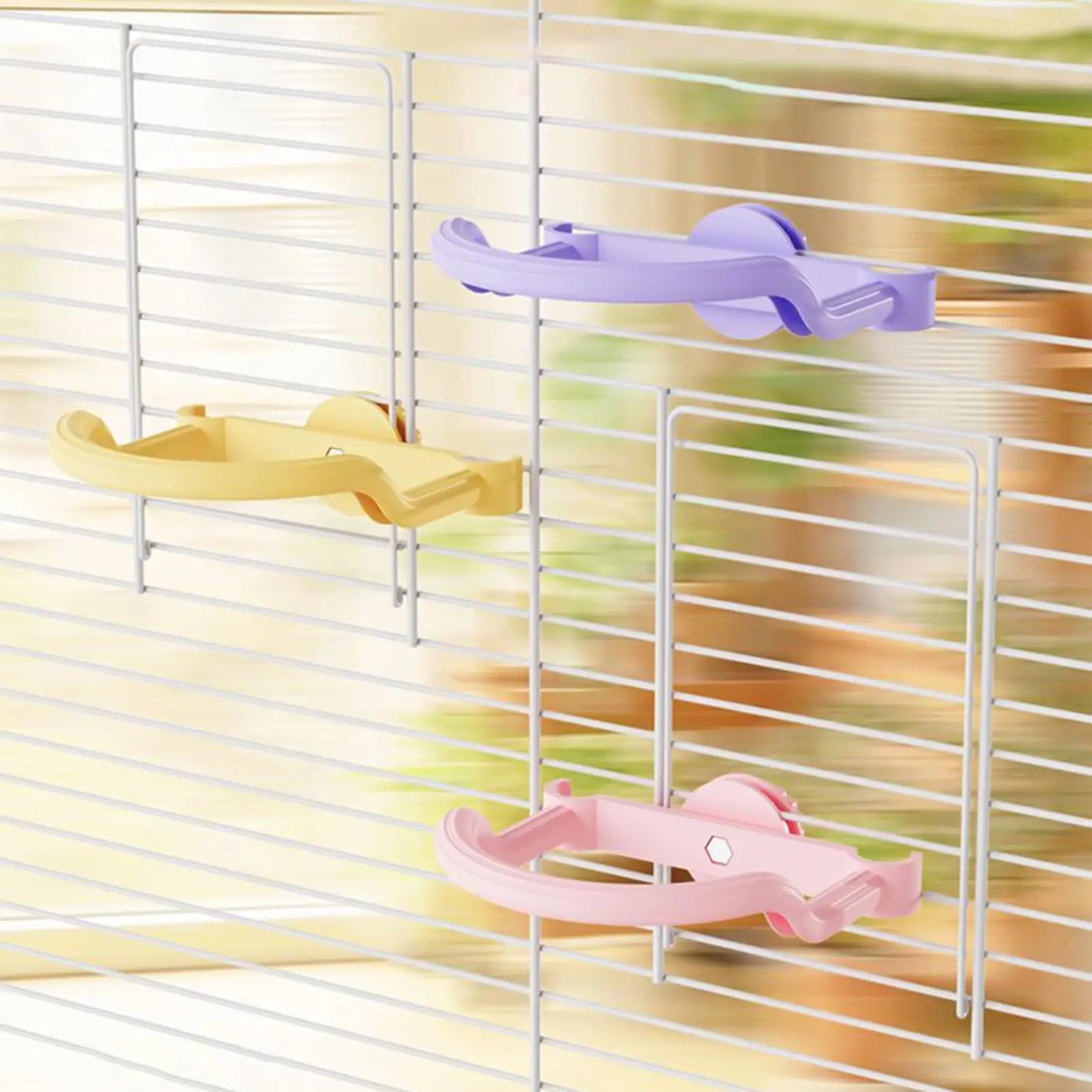 Metal Bird Perch Stand | Climbing & Paw Grinding Toy for Birds
