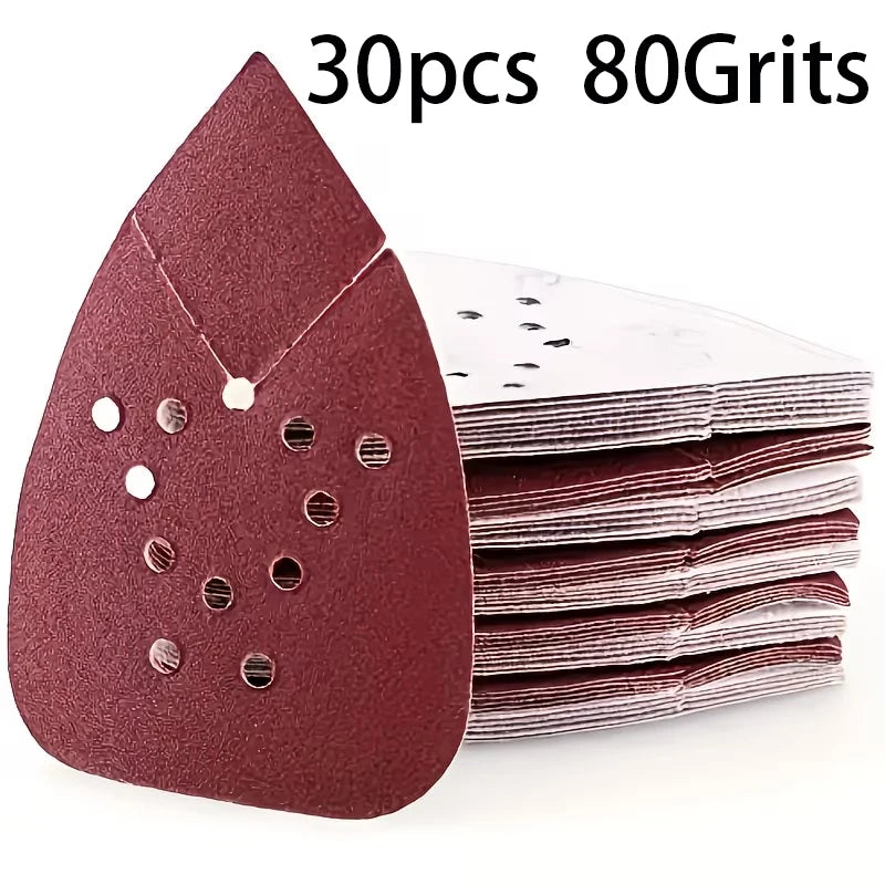12 Holes Mouse 60-320 Grits Paper Detail Sanding Sander PSM
