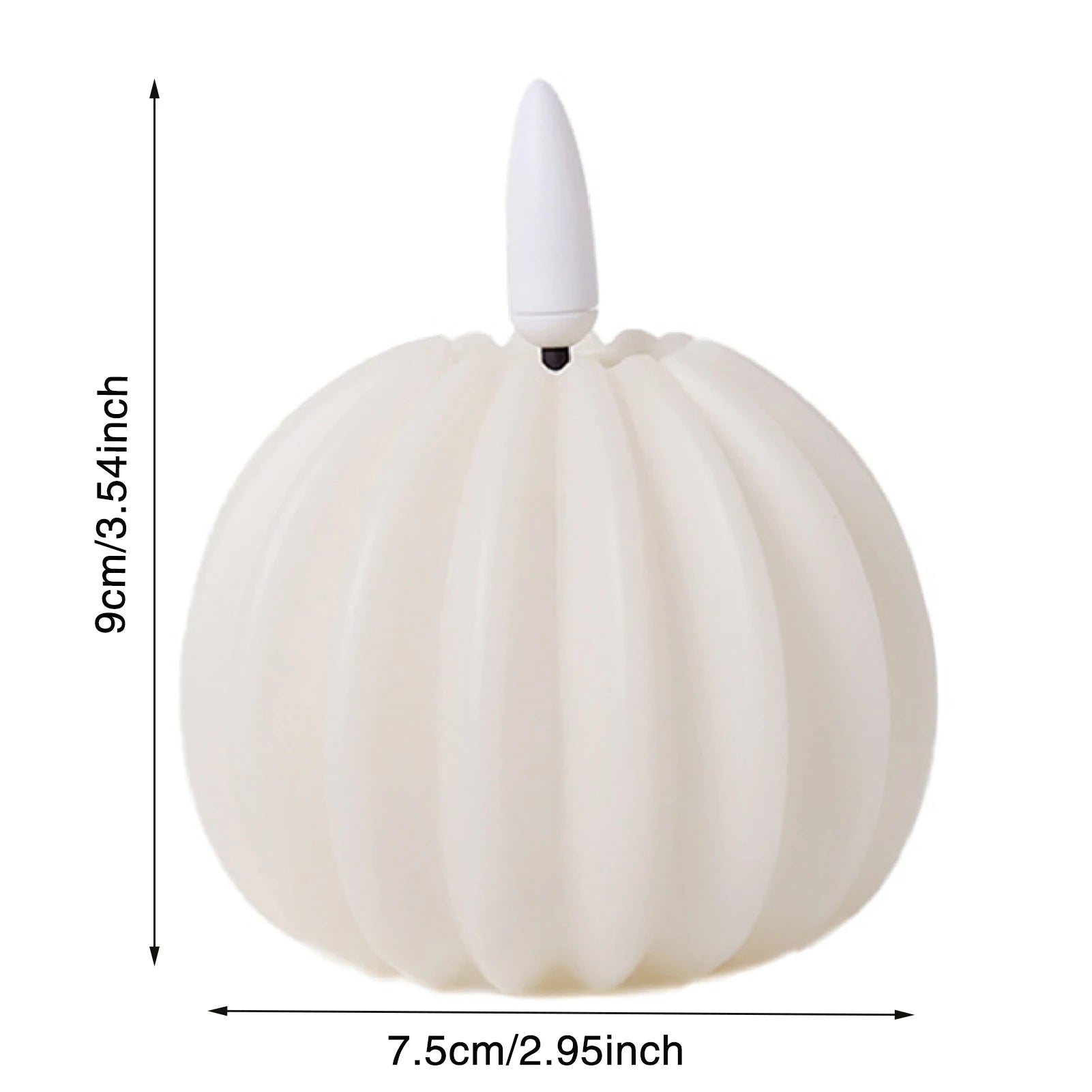 Pumpkin Battery Operated Candle Festival Decorative Props Night Lantern Led Lights for Bedroom Living Room Peaceful Pleasures Health and Wellness