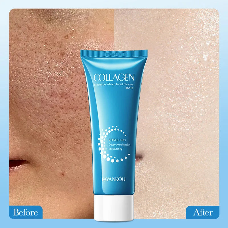 Collagen Facial Cleanser – Moisturizing Anti-Wrinkle Cleansing Milk