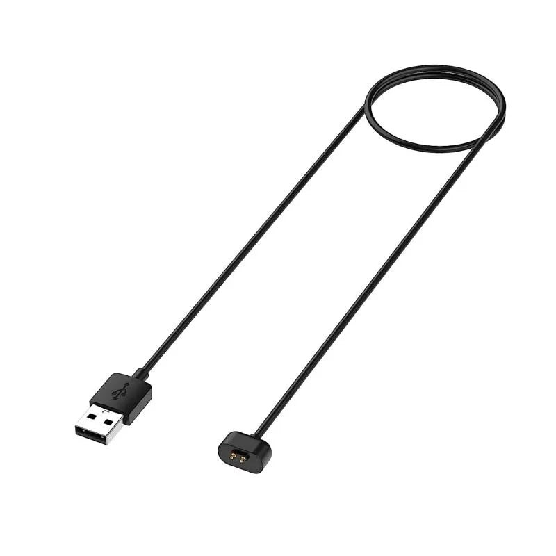 For Amazfit Band 7 Charger USB Charger Smart Watch Charger Replacement Charger 3.3ft Peaceful Pleasures Health and Wellness black