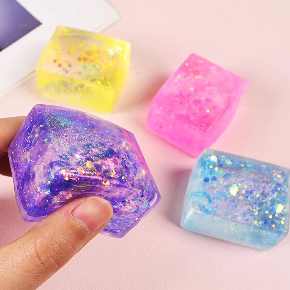 Glitter Squishy Squeeze Toy | Slow Rebound Sensory Fidget
