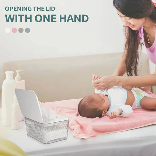 Baby & Adult Wipes Dispenser | Sealed Large Capacity Container Wipes Dispenser Peaceful Pleasures Health and Wellness China Mainland