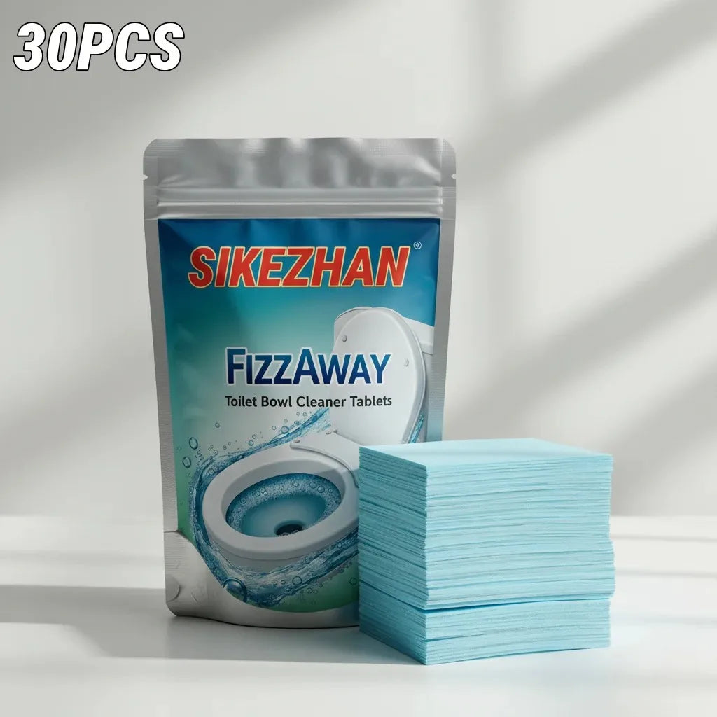 Fizzing Toilet Bowl Cleaner Tablets | 30/60/120 Bulk Pack