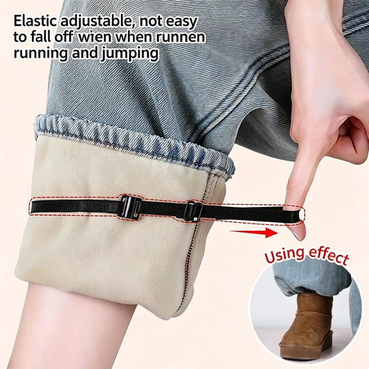 2 Invisible Leg Shortening Straps Adjustable No-sew Hidden Non-slip Peaceful Pleasures Health and Wellness