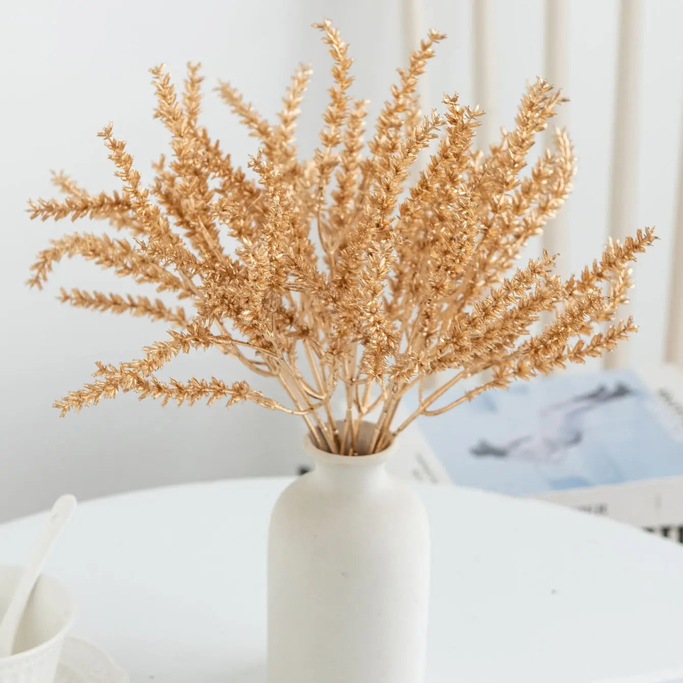 Artificial Wheat Ear Stems | Wedding & Home Garden Decor