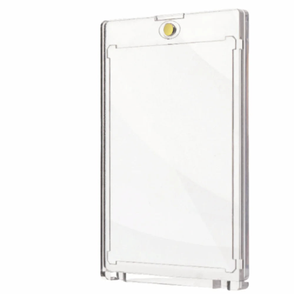 5Pcs Magnetic Card Holder Case Hard Plastic Material 35PT Thickness Game Card Storage Box Acrylic Clear Peaceful Pleasures Health and Wellness 5PCS
