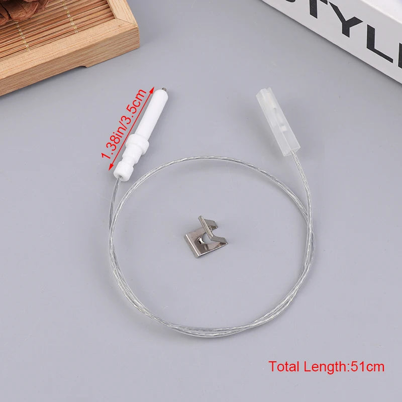 Gas Cooktop Igniter Electrode Spark Plug with Wire | 35mm 40mm