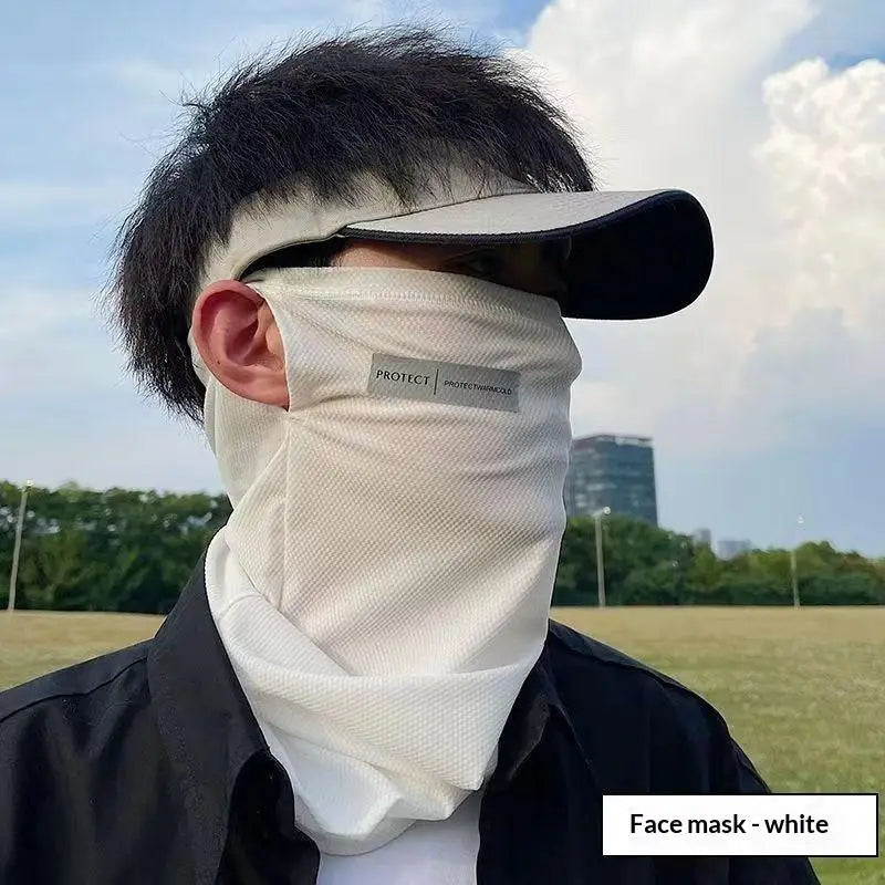 Ice Silk Sunscreen Face Mask – Outdoor UV Protection Peaceful Pleasures Health and Wellness