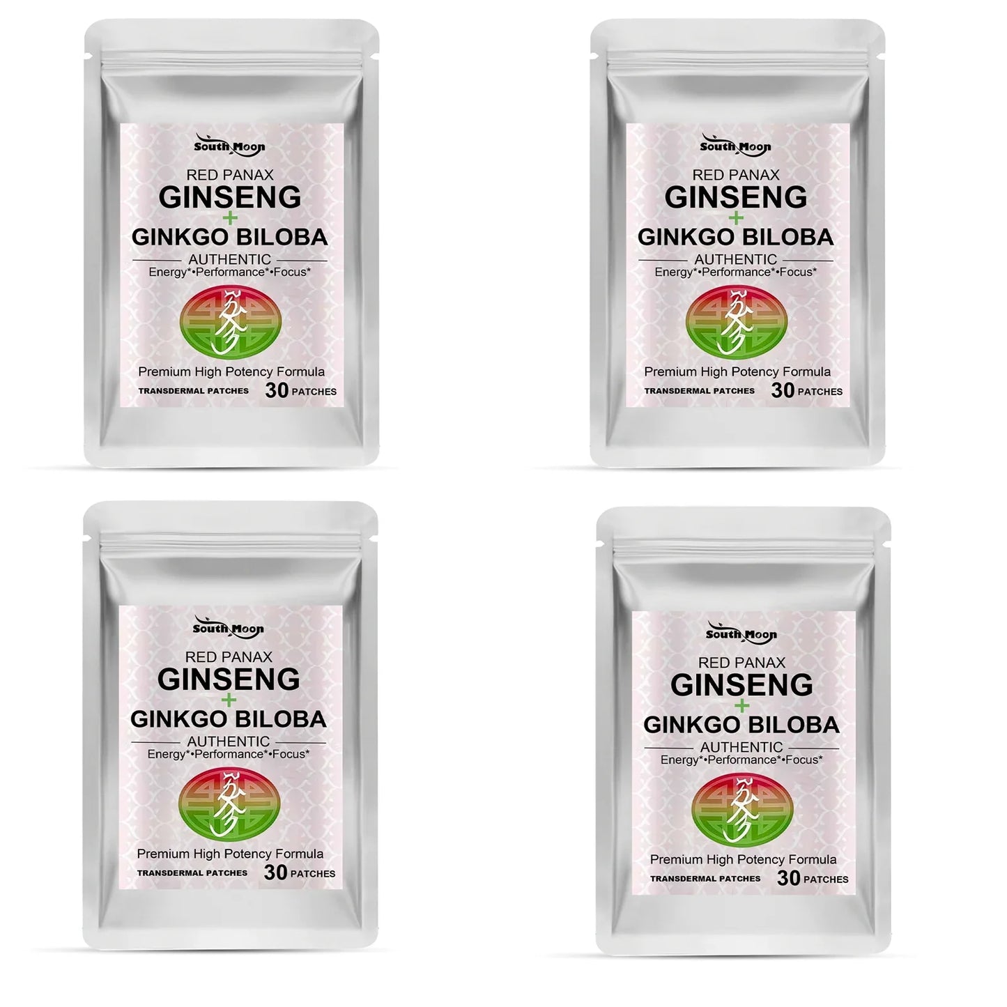 120 Herbal Body Patches – Red Ginseng, Ginkgo & Collagen