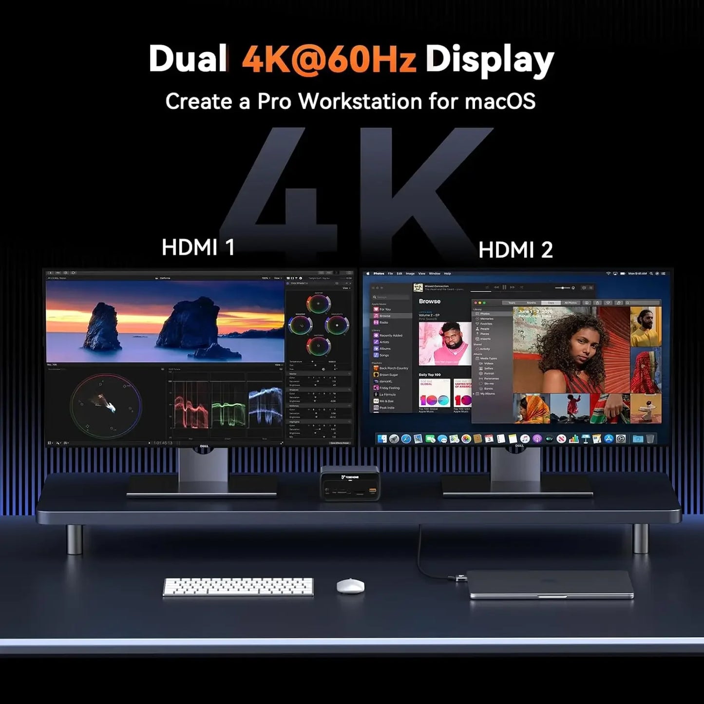 Dual 4K@60Hz USB-C Docking Station with 16-in-2 Ports, 100W GaN Power, 2.5Gbps Ethernet for MacBook Peaceful Pleasures Health and Wellness