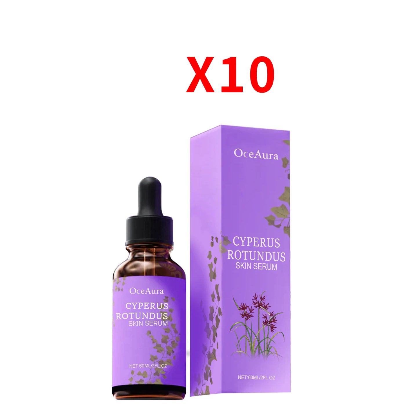 OceAura Cyperus Rotundus Hair Growth Inhibitor Serum 60ml