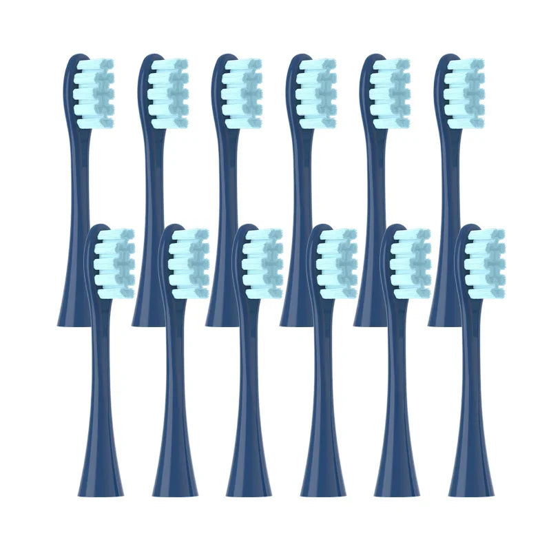 12-Pack Replacement Brush Heads for Oclean X Z1 F1 | Soft DuPont