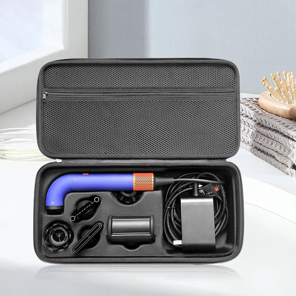 Hair Dryer Carrying Bag Waterproof Blow Dryer Storage Bag Hard Carrying Case for Dyson Supersonic Styler Attachments Protection Peaceful Pleasures Health and Wellness