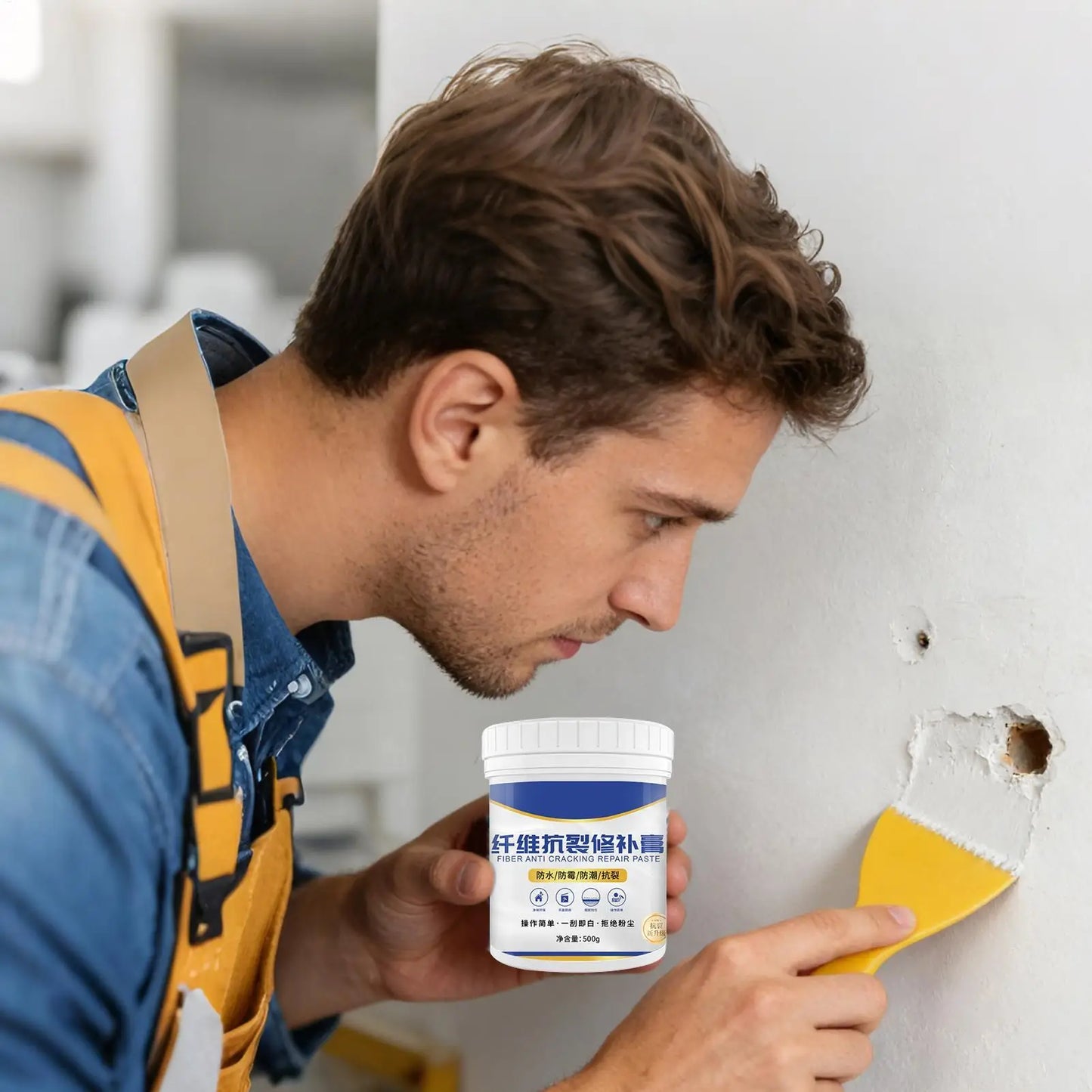 Waterproof Wall Crack Repair Paste 500g | Multi-Surface Putty
