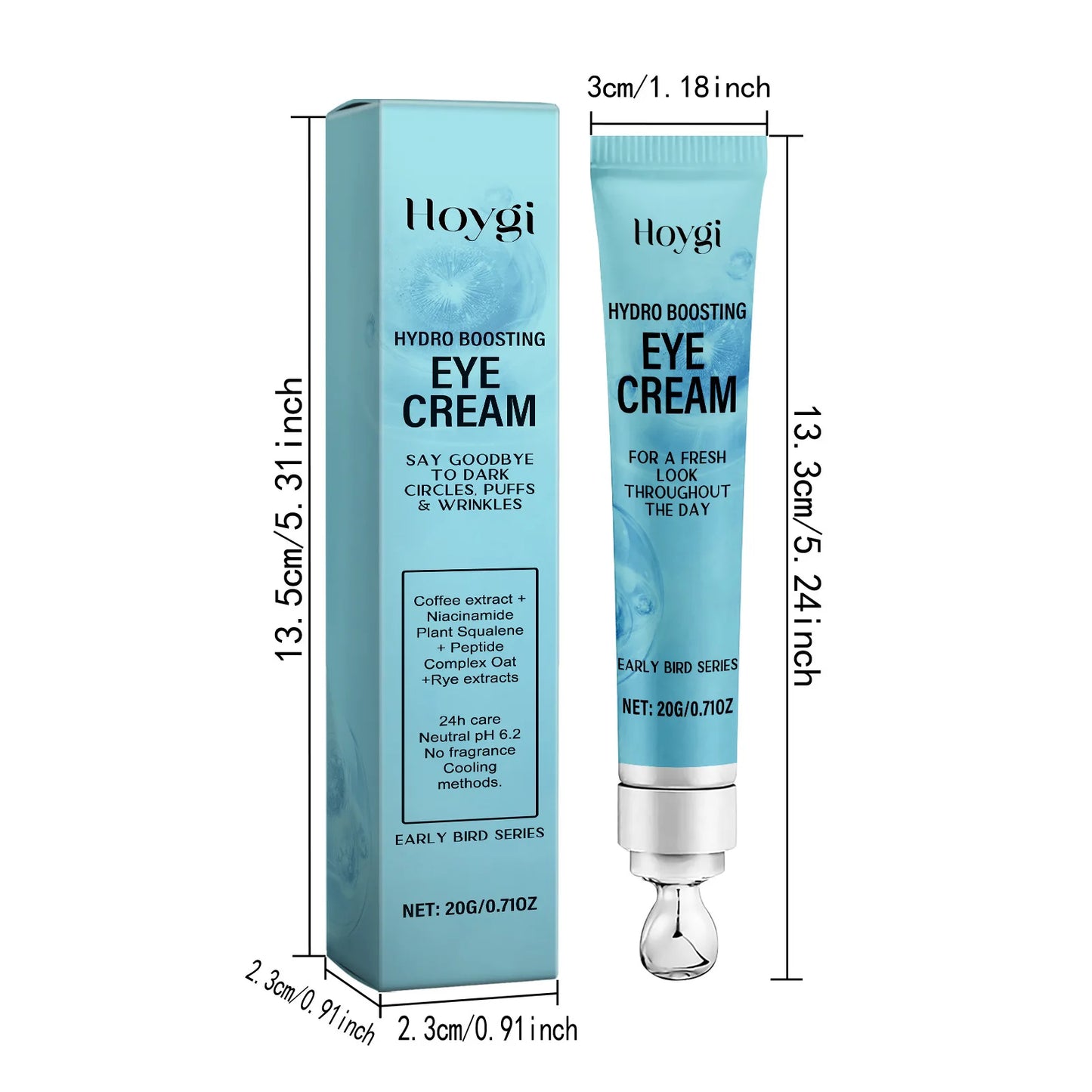Hoygi Dark Circle Eye Cream – Anti-Puffiness & Firming, 20g