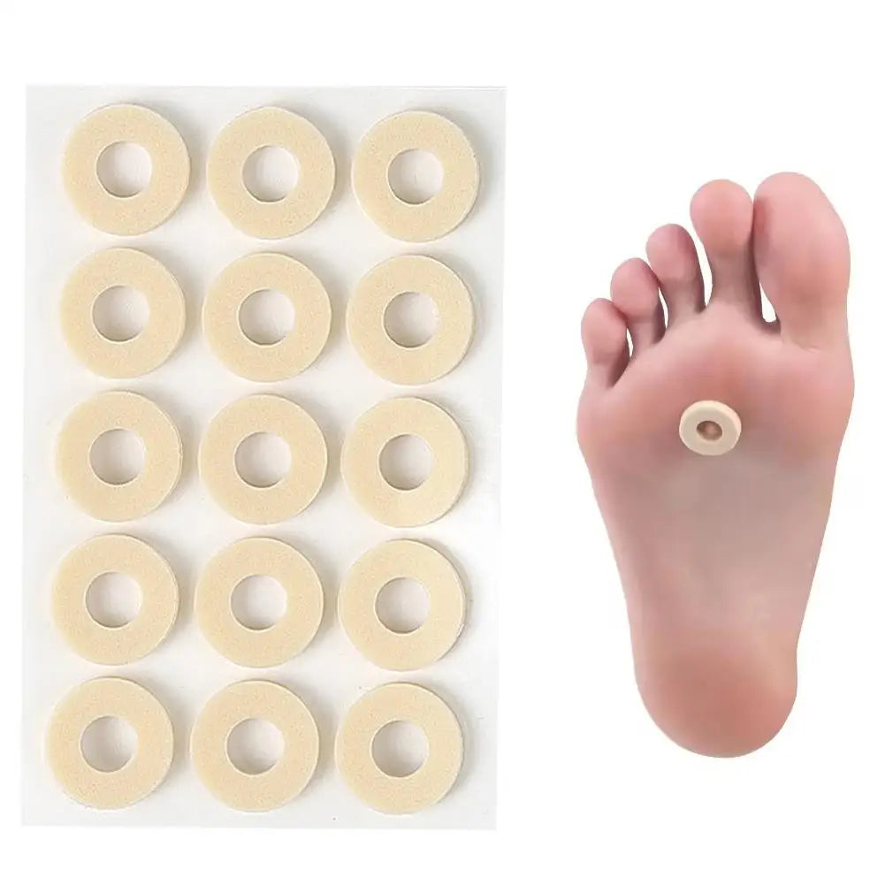 Soft Toe & Heel Callus Cushion Pads | Self-Adhesive Foot Protectors