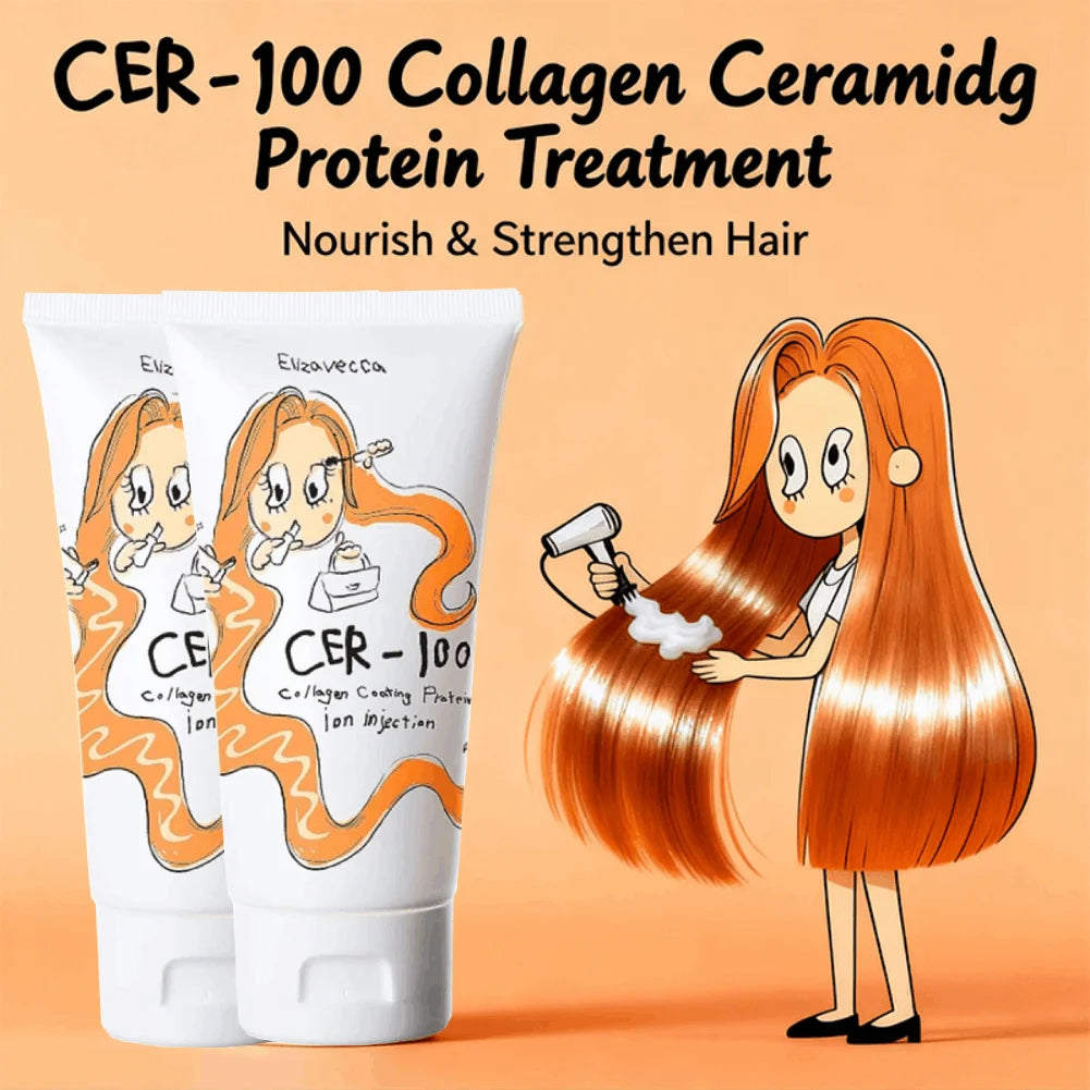 Cer-100 Collagen Keratin Hair Mask – Smooth Dry & Frizzy Hair