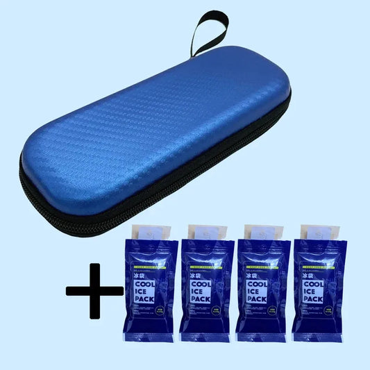Portable Insulin Cooling Bag with 4 Ice Packs | Diabetic Cooler Insulin Cooling Bag Peaceful Pleasures Health and Wellness