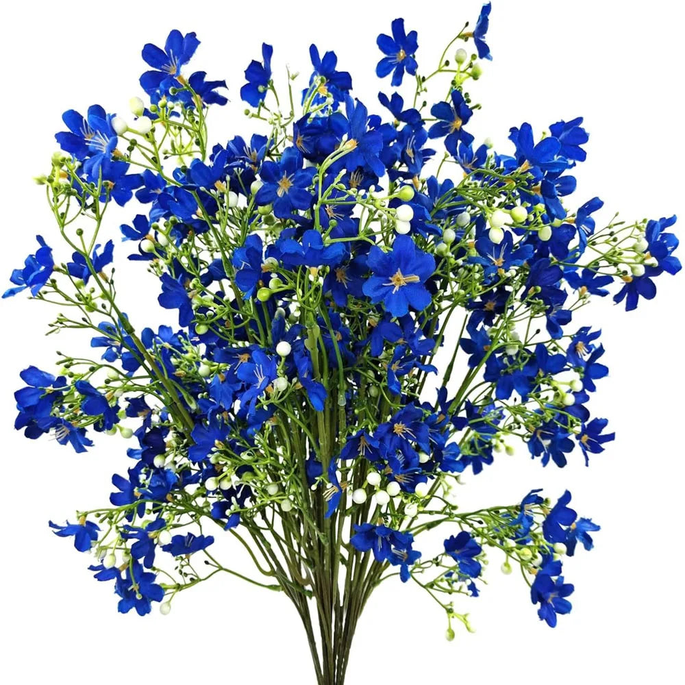 Silk Artificial Flowers Long Stem | Baby's Breath Faux Bouquet