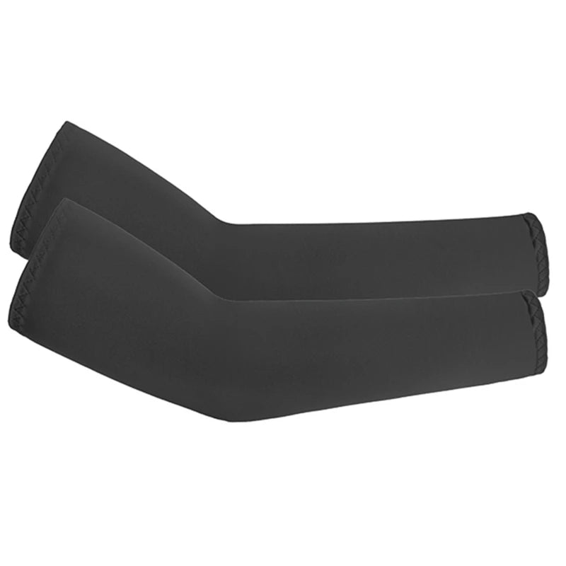 Unisex Cooling Arm Sleeves Elbow Cover Cycling Run Fishing UV Sun Protection Outdo Cool Arm Sleeves Peaceful Pleasures Health and Wellness Dark Grey