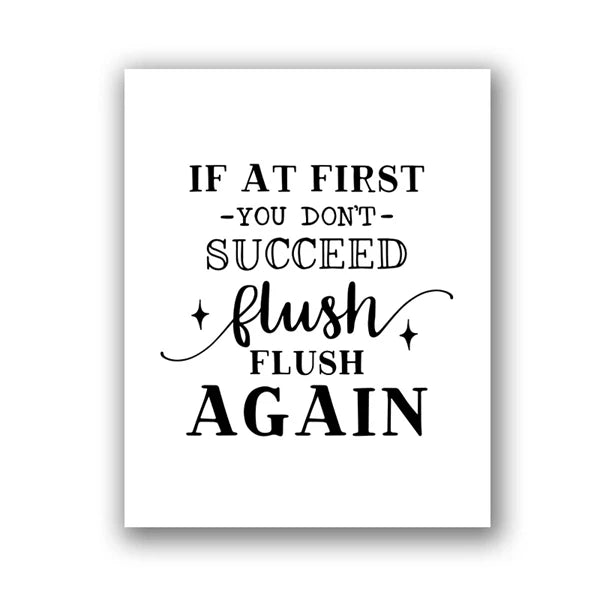 Funny Bathroom Wall Art Canvas Poster | Modern Minimalist WC Decor Canvas Wall Art Poster Peaceful Pleasures Health and Wellness J 15X20cm No Frame