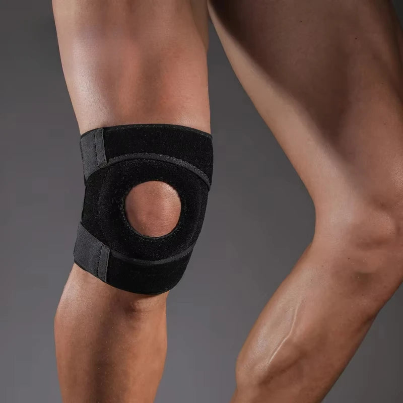 1 piece of sports and fitness knee pad, knee cap with adjustable knee support Peaceful Pleasures Health and Wellness