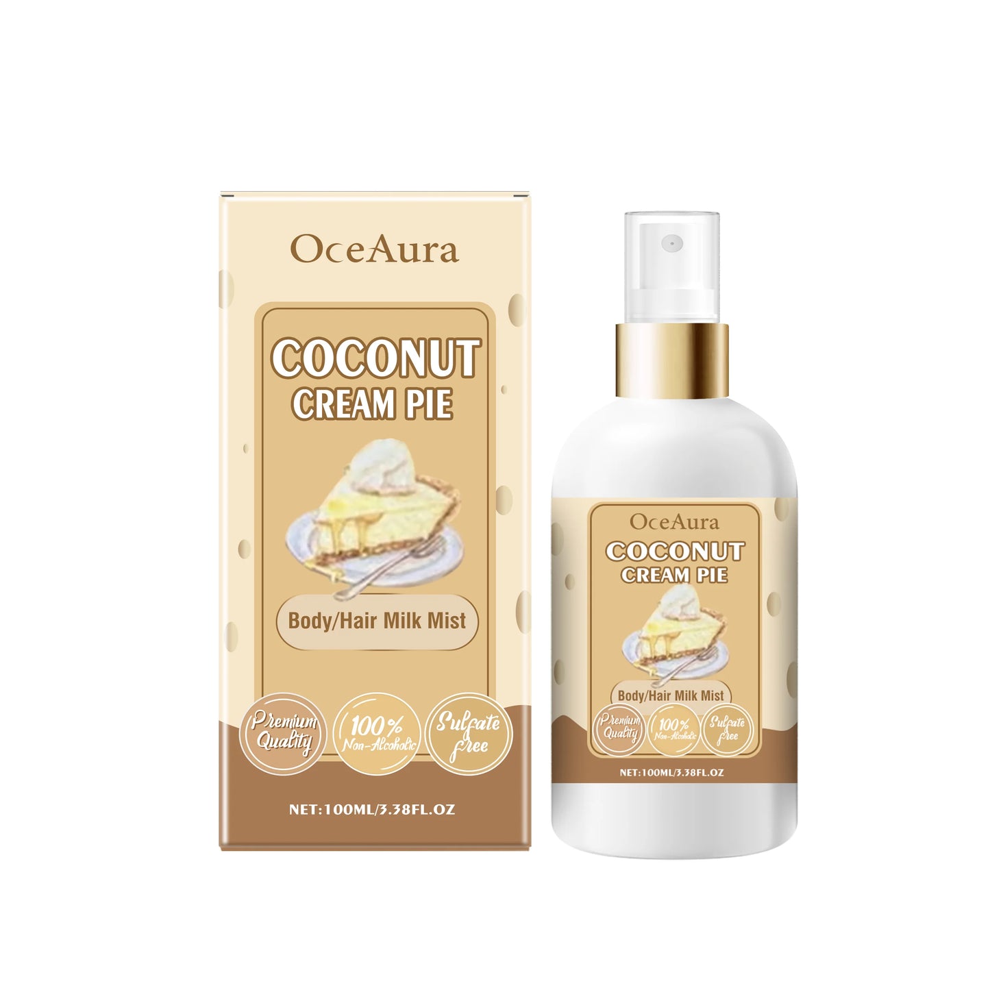 OceAura Strawberry Body Spray Moisturizing Aroma Mist 100ml