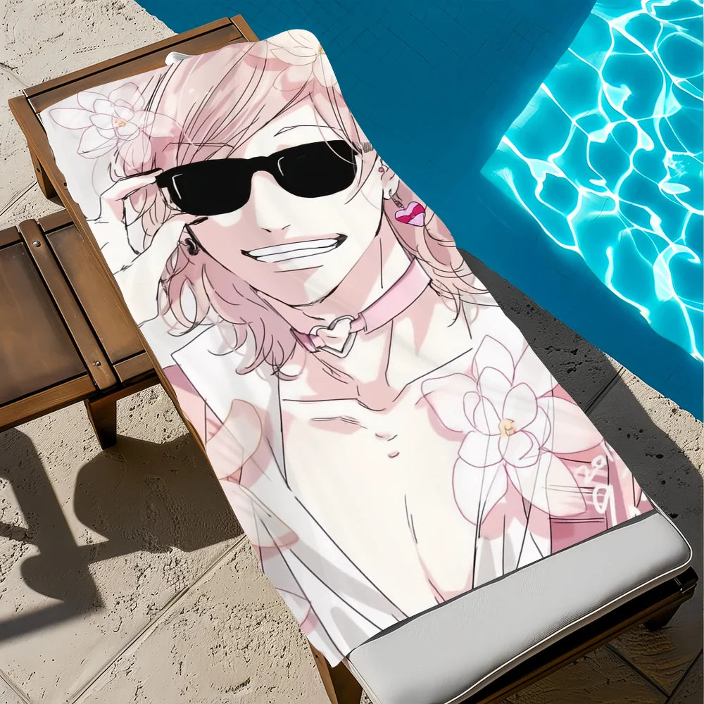 Anime Quick-Dry Beach Towel | Soft Lightweight Multipurpose