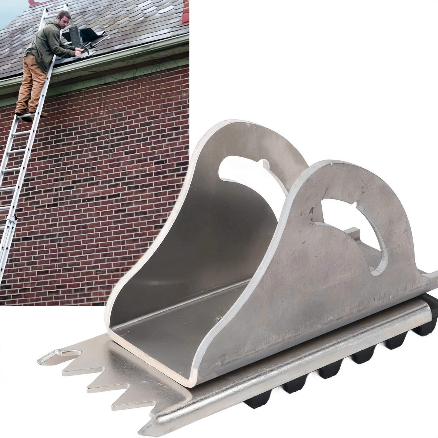 Shoe Extension Ladder Feet Anti-skid Parts Replacement Aluminum