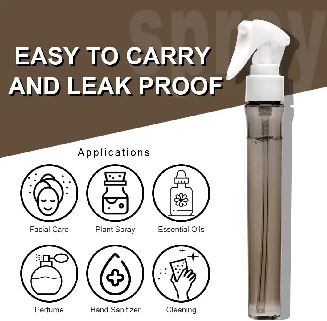 Transparent Colorful Spray Bottle Mini Plastic Thumb Watering Can Portable High Pressure Refillable Bottle Beauty Salon Tools Peaceful Pleasures Health and Wellness