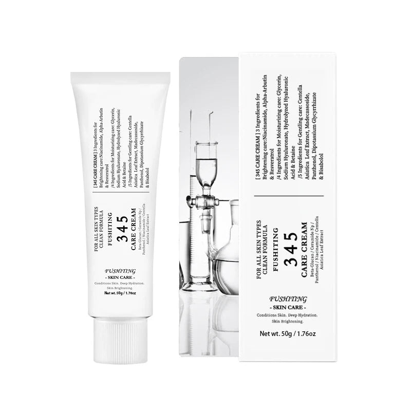 Brand 345 Face Cream Korean Skincare Skin-softening Moisturize FaceCream Gentle Repairing Suitable For Sensitive Skin Face Cream Peaceful Pleasures Health and Wellness 345 face cream 50g