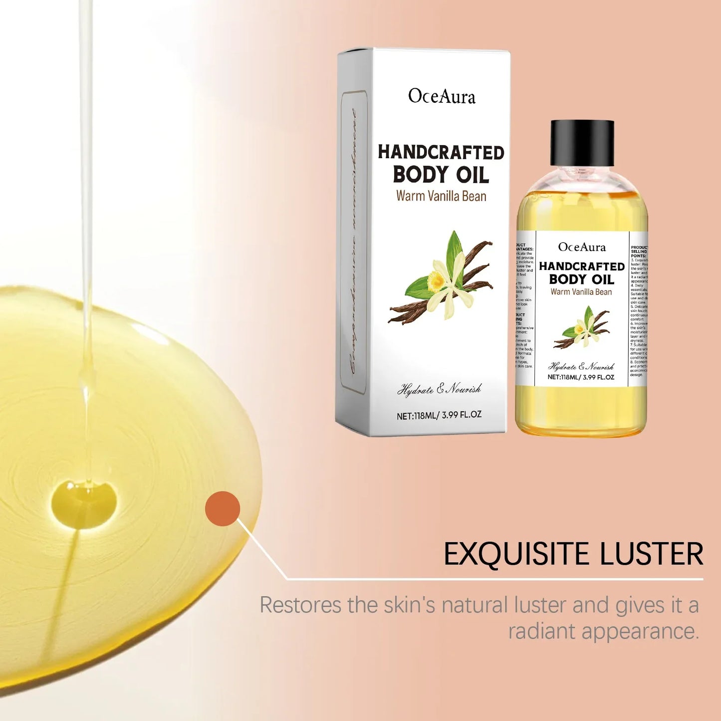 OceAura Body Juice Oil – Moisturizing & Brightening Body Oil