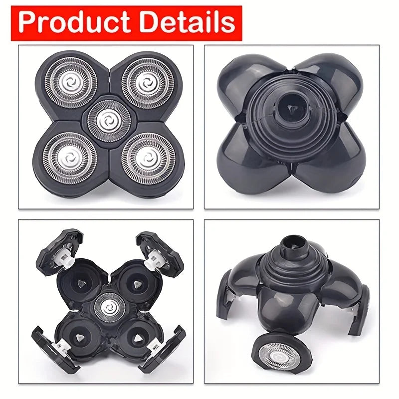 5-Head Rotary Shaver Replacement Blade – Universal Fit