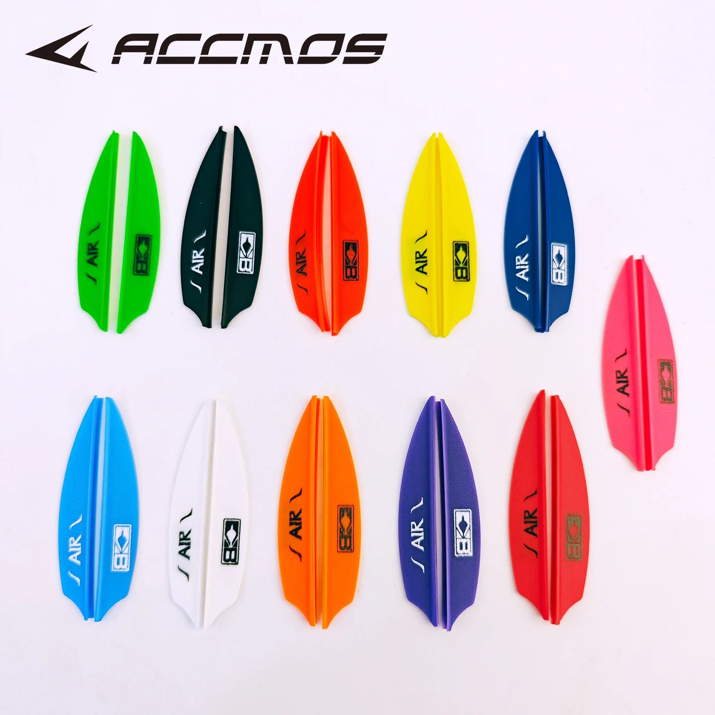 2'' Plastic Arrow Vanes Air Feather Shaft Fletching DIY Archery