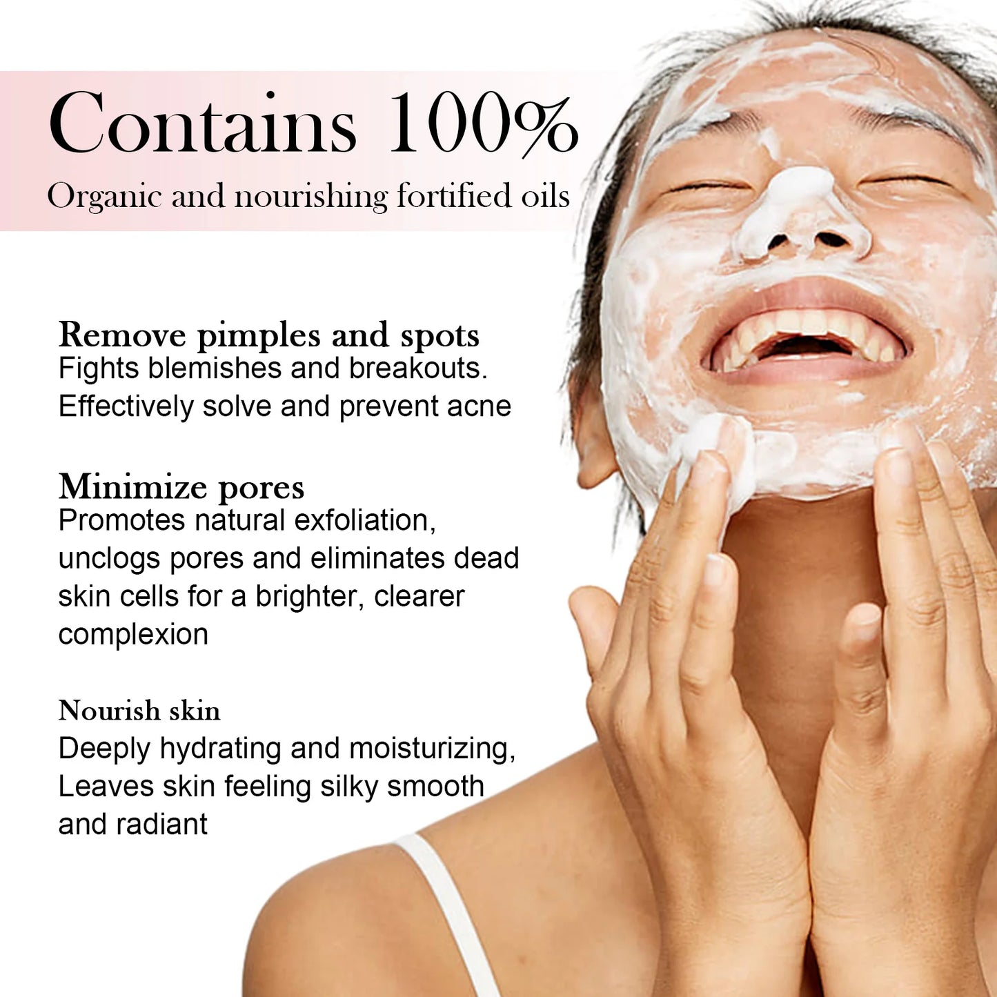 5-in-1 Hyaluronic Acid Foam Facial Cleanser | K-Beauty
